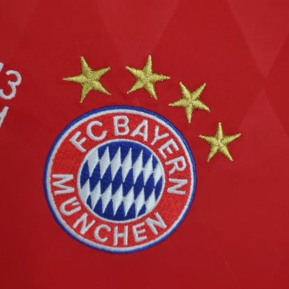Camiseta Bayern De Munich Local 2013 Hombre (Retro) Manga Larga - Versión Hincha