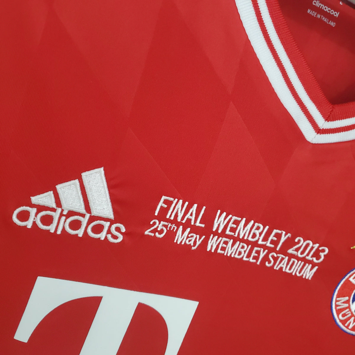 Camiseta Bayern De Munich Local 2013 Hombre (Retro) Manga Larga - Versión Hincha