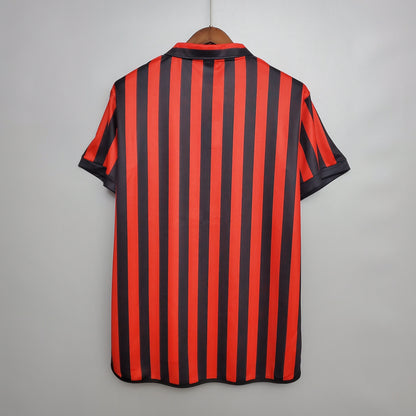 Camiseta Milan Xvi 99/00 Hombre (Retro) - Versión Hincha