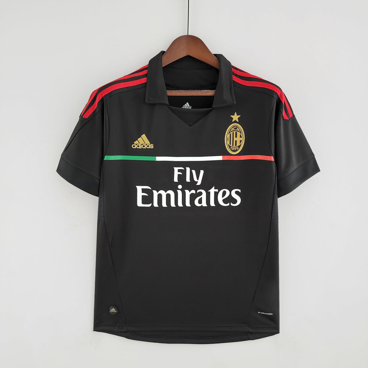 Camiseta Milan Xvii 11/12 Hombre (Retro) - Versión Hincha