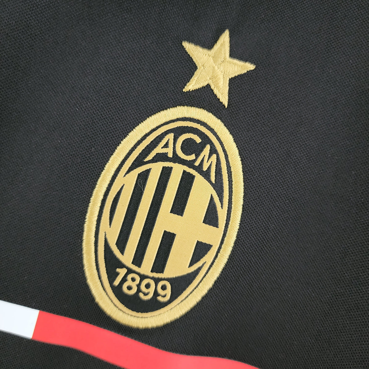 Camiseta Milan Xvii 11/12 Hombre (Retro) - Versión Hincha