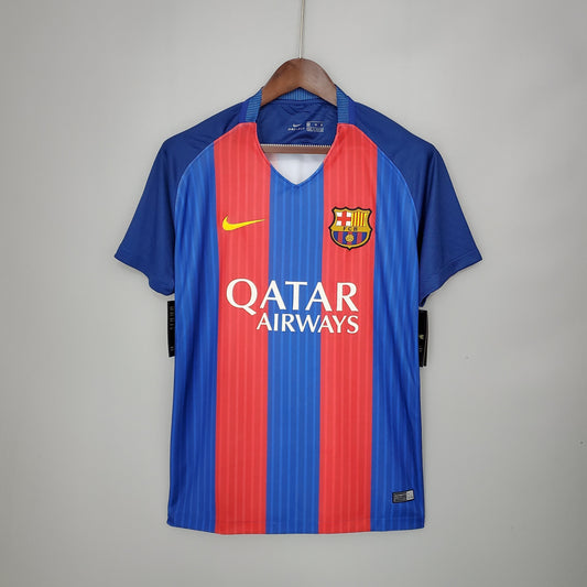 Camiseta Barcelona I 16/17 Hombre (Retro) - Versión Hincha