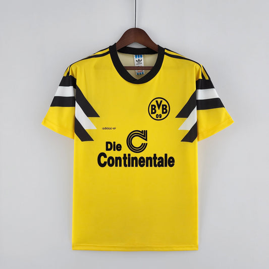 Camiseta Borussia Dortmund Tercera 1989 Hombre (Retro) - Versión Hincha