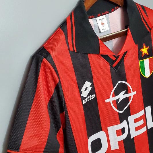 Camiseta Milan Ii 96/97 Hombre (Retro) - Versión Hincha