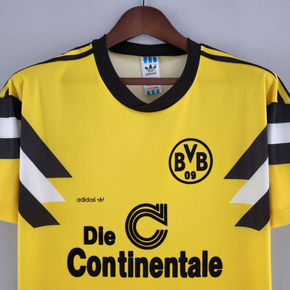 Camiseta Borussia Dortmund Tercera 1989 Hombre (Retro) - Versión Hincha