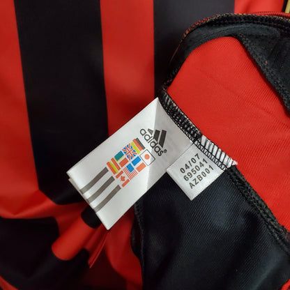 Camiseta Milan V 06/07 Hombre (Retro) Manga Larga - Versión Hincha