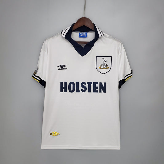 Camiseta Tottenham L 94/95 Hombre (Retro) - Versión Hincha