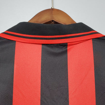 Camiseta Milan Ii 96/97 Hombre (Retro) - Versión Hincha