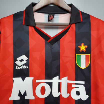 Camiseta Milan Iii 93/94 Hombre (Retro) - Versión Hincha