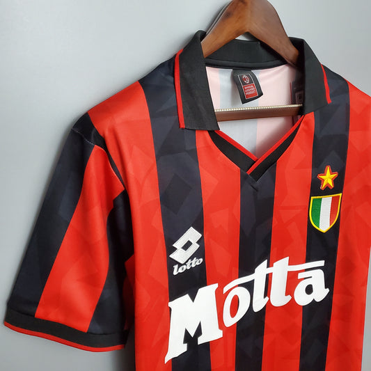 Camiseta Milan Iii 93/94 Hombre (Retro) - Versión Hincha