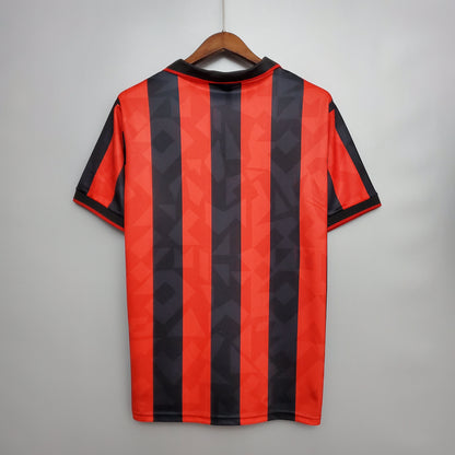 Camiseta Milan Iii 93/94 Hombre (Retro) - Versión Hincha