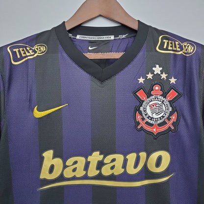 Camiseta Corinthians Lli 09/10 Hombre (Retro) - Versión Hincha
