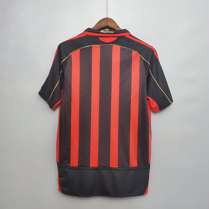 Camiseta Milan V 06/07 Hombre (Retro) - Versión Hincha