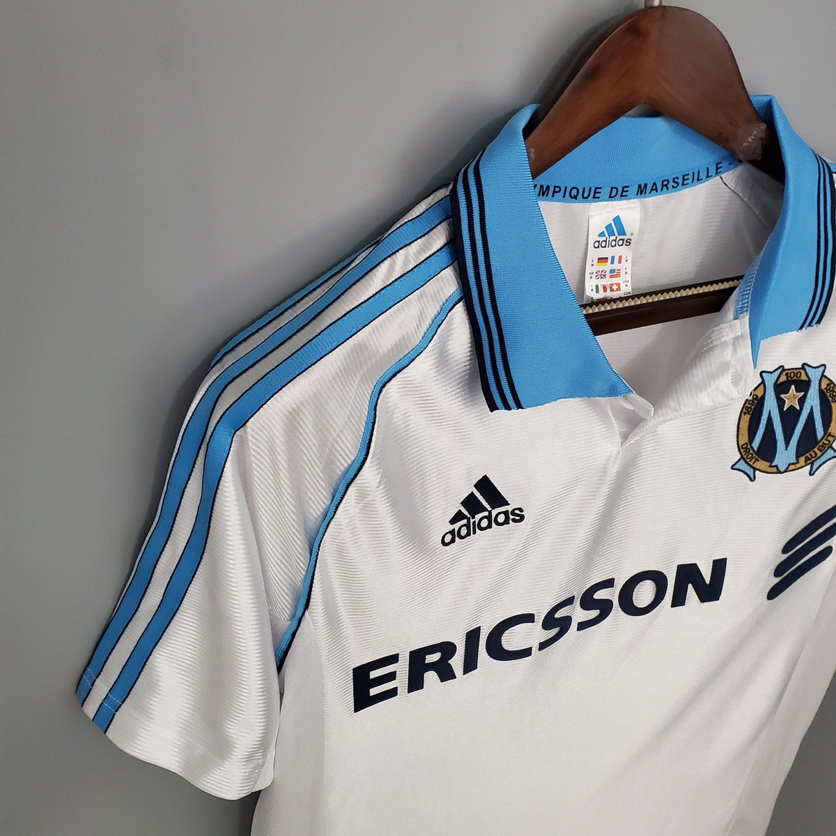 Camiseta Olympique Marseille Iv 98/99 Hombre (Retro) - Versión Hincha