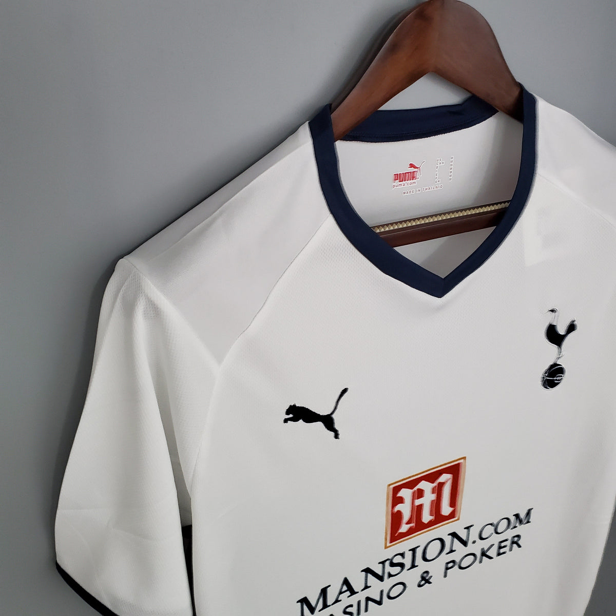 Camiseta Tottenham L 08/09 Hombre (Retro) - Versión Hincha