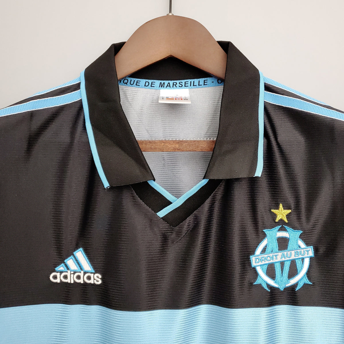 Camiseta Olympique Marseille Vi 99/00 Hombre (Retro) - Versión Hincha