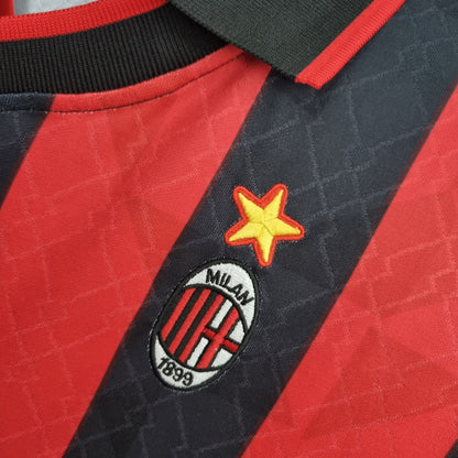 Camiseta Milan Vii 95/96 Hombre (Retro) - Versión Hincha
