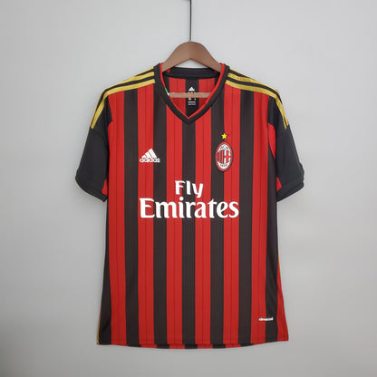 Camiseta Milan Viii 13/14 Hombre (Retro) - Versión Hincha