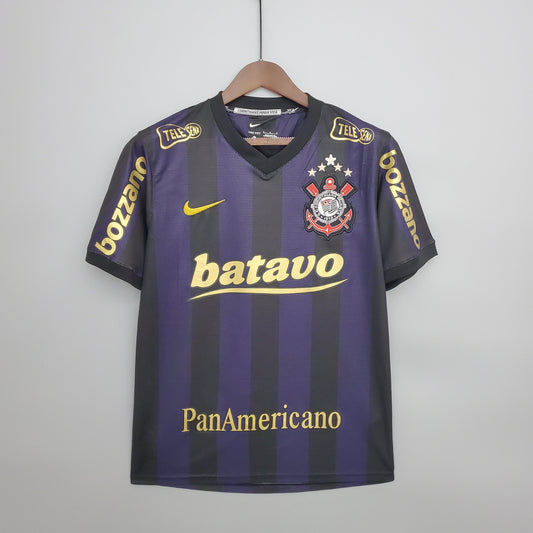 Camiseta Corinthians Lli 09/10 Hombre (Retro) - Versión Hincha