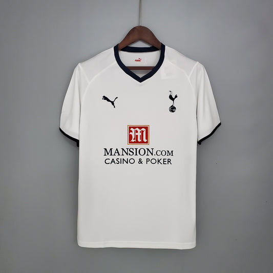 Camiseta Tottenham L 08/09 Hombre (Retro) - Versión Hincha