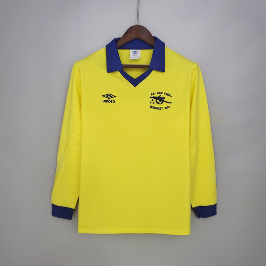 Camiseta Arsenal I 71/79 Hombre (Retro) Manga Larga - Versión Hincha