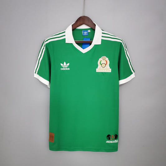 Camiseta México I 86/87 Hombre (Retro) - Versión Hincha