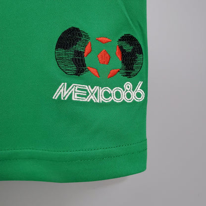 Camiseta México I 86/87 Hombre (Retro) - Versión Hincha
