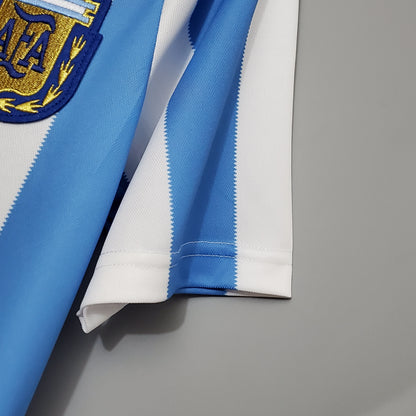 Camiseta Argentina I 86/87 Hombre (Retro) - Versión Hincha