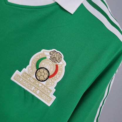 Camiseta México I 86/87 Hombre (Retro) - Versión Hincha