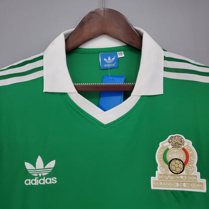 Camiseta México I 86/87 Hombre (Retro) - Versión Hincha