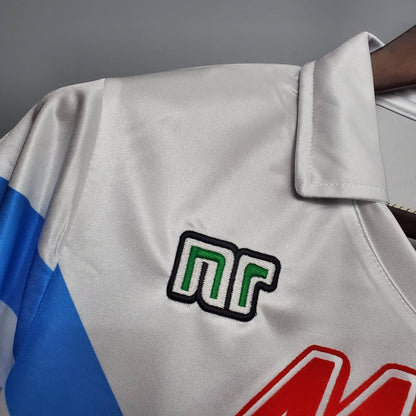 Camiseta Napoli Ii 88/89 Hombre (Retro) - Versión Hincha