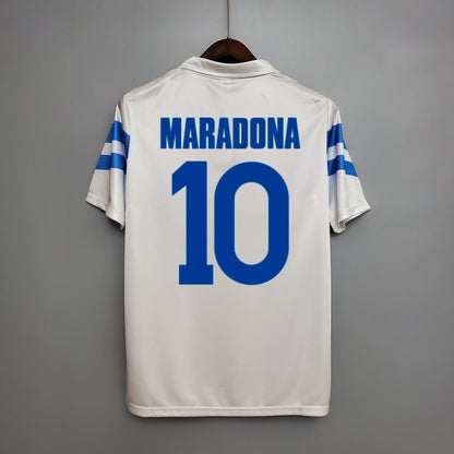 Camiseta Napoli Ii 88/89 Hombre (Retro) - Versión Hincha