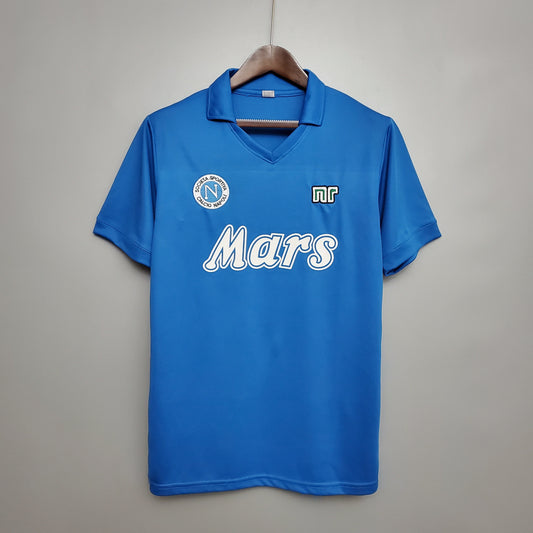 Camiseta Napoli I 88/89 Hombre (Retro) - Versión Hincha