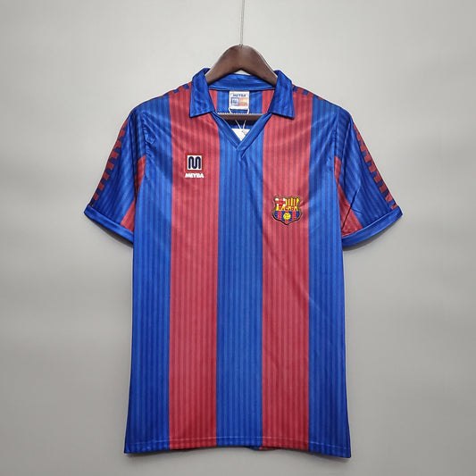 Camiseta Barcelona I 90/91 Hombre (Retro) - Versión Hincha
