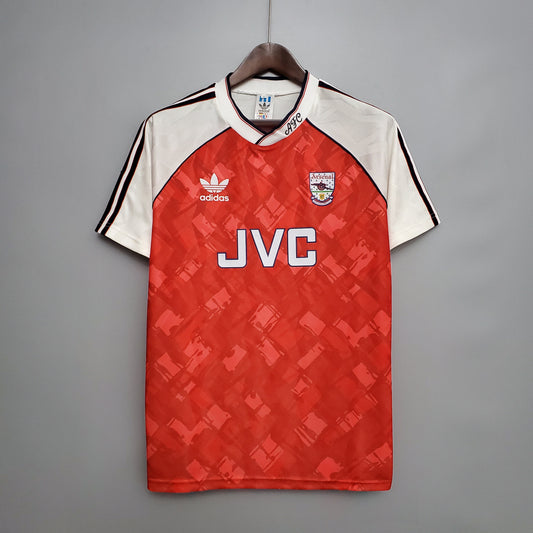 Camiseta Arsenal 90/92 I Hombre (Retro) - Versión Hincha