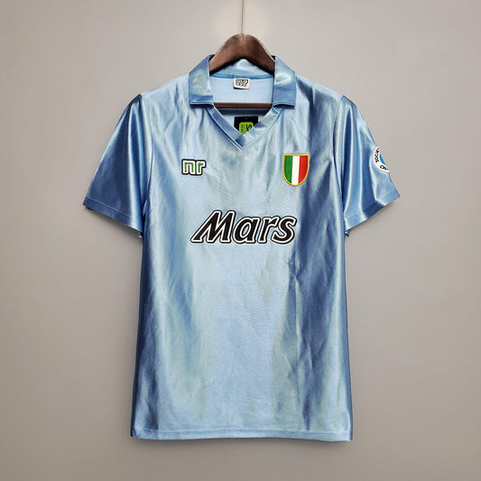 Camiseta Napoli I 90/91 Hombre (Retro) - Versión Hincha