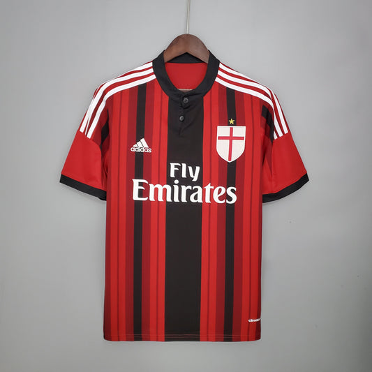 Camiseta Milan Xi 14/15 Hombre (Retro) - Versión Hincha