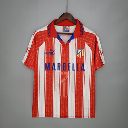 Camiseta Atlético De Madrid I 95/96 Hombre (Retro) - Versión Hincha