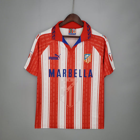 Camiseta Atlético De Madrid I 95/96 Hombre (Retro) - Versión Hincha