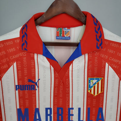Camiseta Atlético De Madrid I 95/96 Hombre (Retro) - Versión Hincha