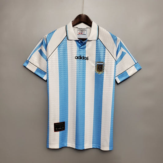 Camiseta Argentina I 96/97 Hombre (Retro) - Versión Hincha