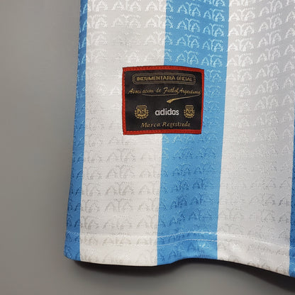 Camiseta Argentina I 96/97 Hombre (Retro) - Versión Hincha