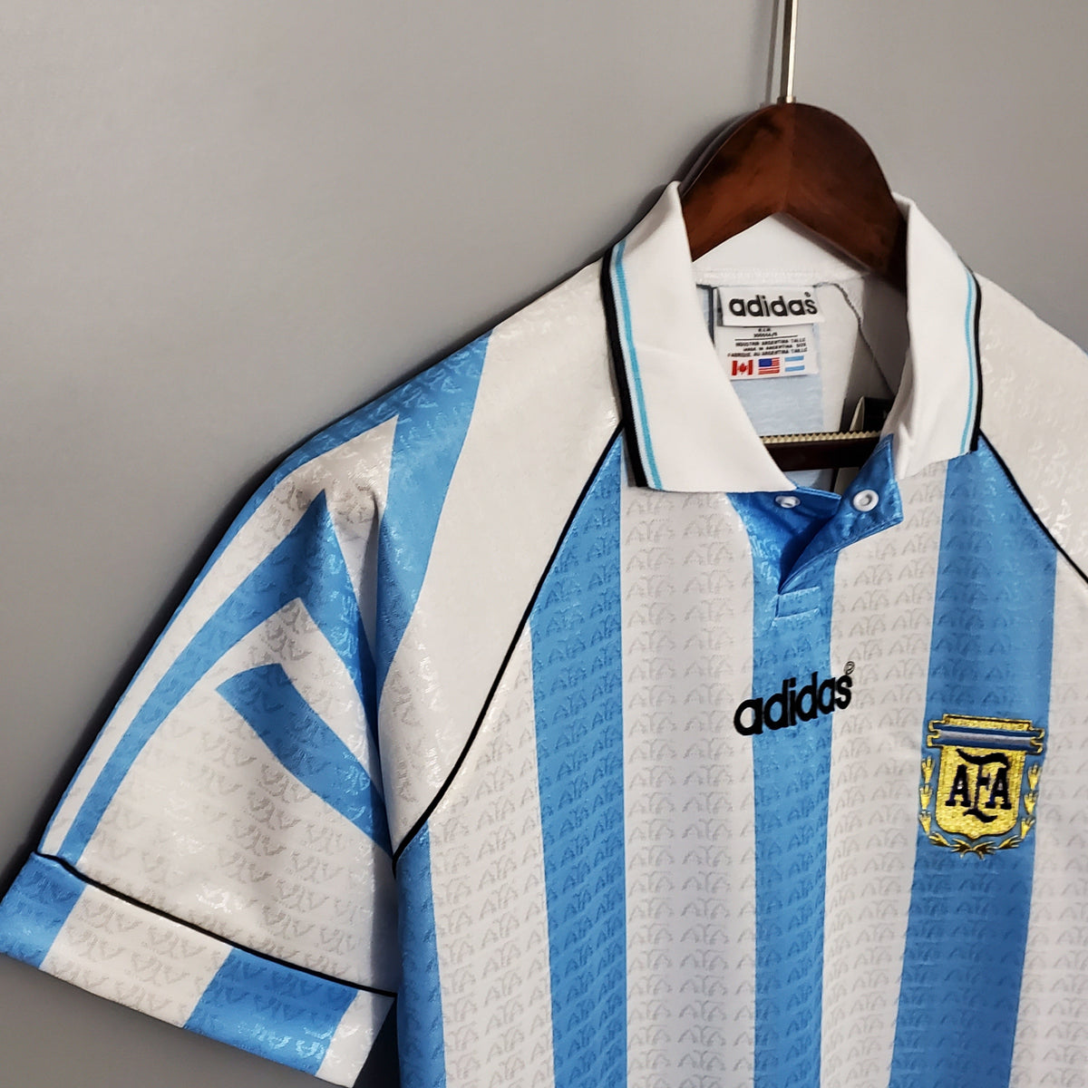 Camiseta Argentina I 96/97 Hombre (Retro) - Versión Hincha