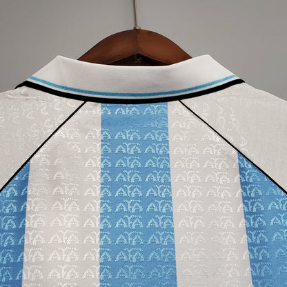 Camiseta Argentina I 96/97 Hombre (Retro) - Versión Hincha