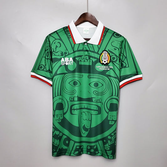 Camiseta México I 98/99 Hombre (Retro) - Versión Hincha