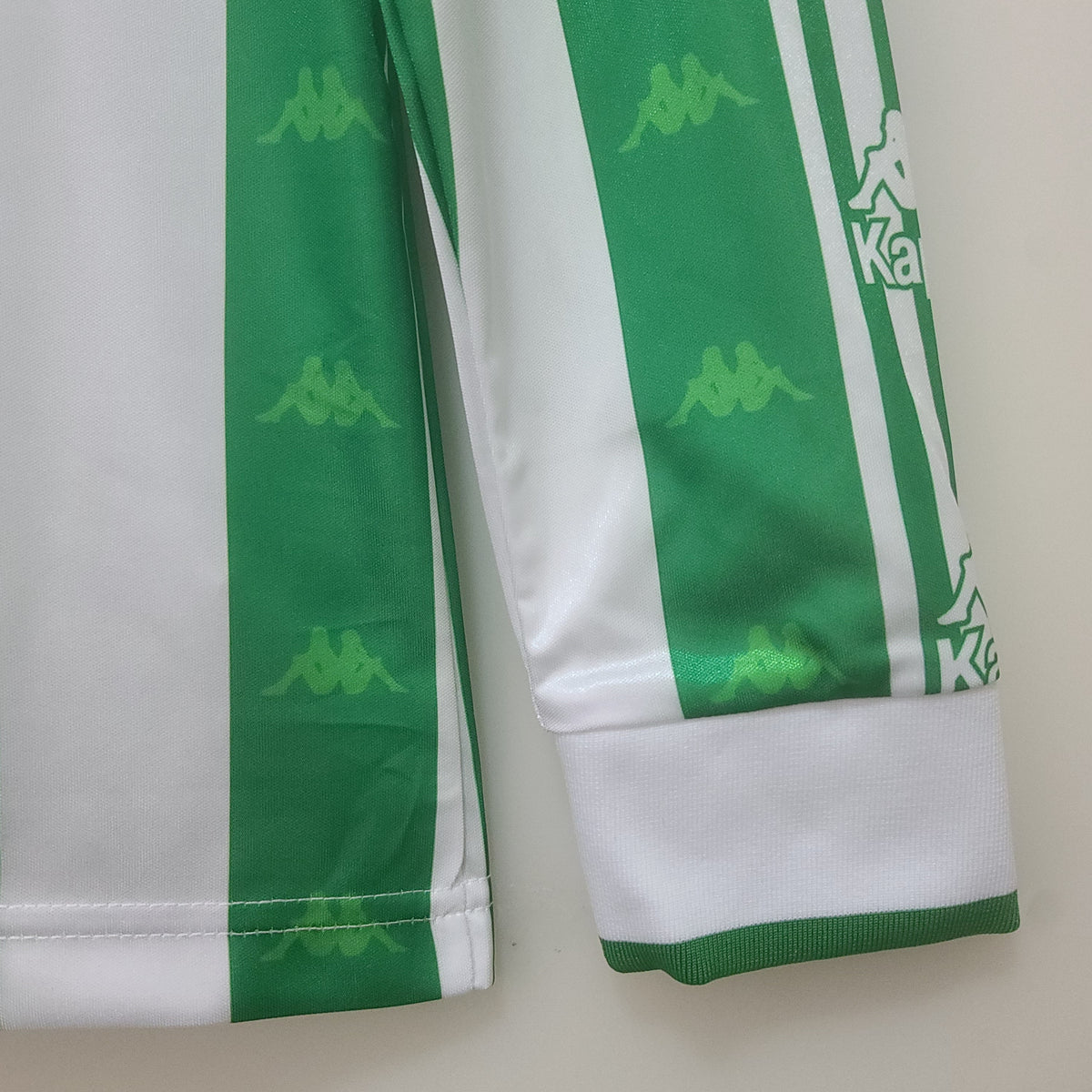 Camiseta Real Betis I 95/97 Hombre (Retro) Manga Larga - Versión Hincha