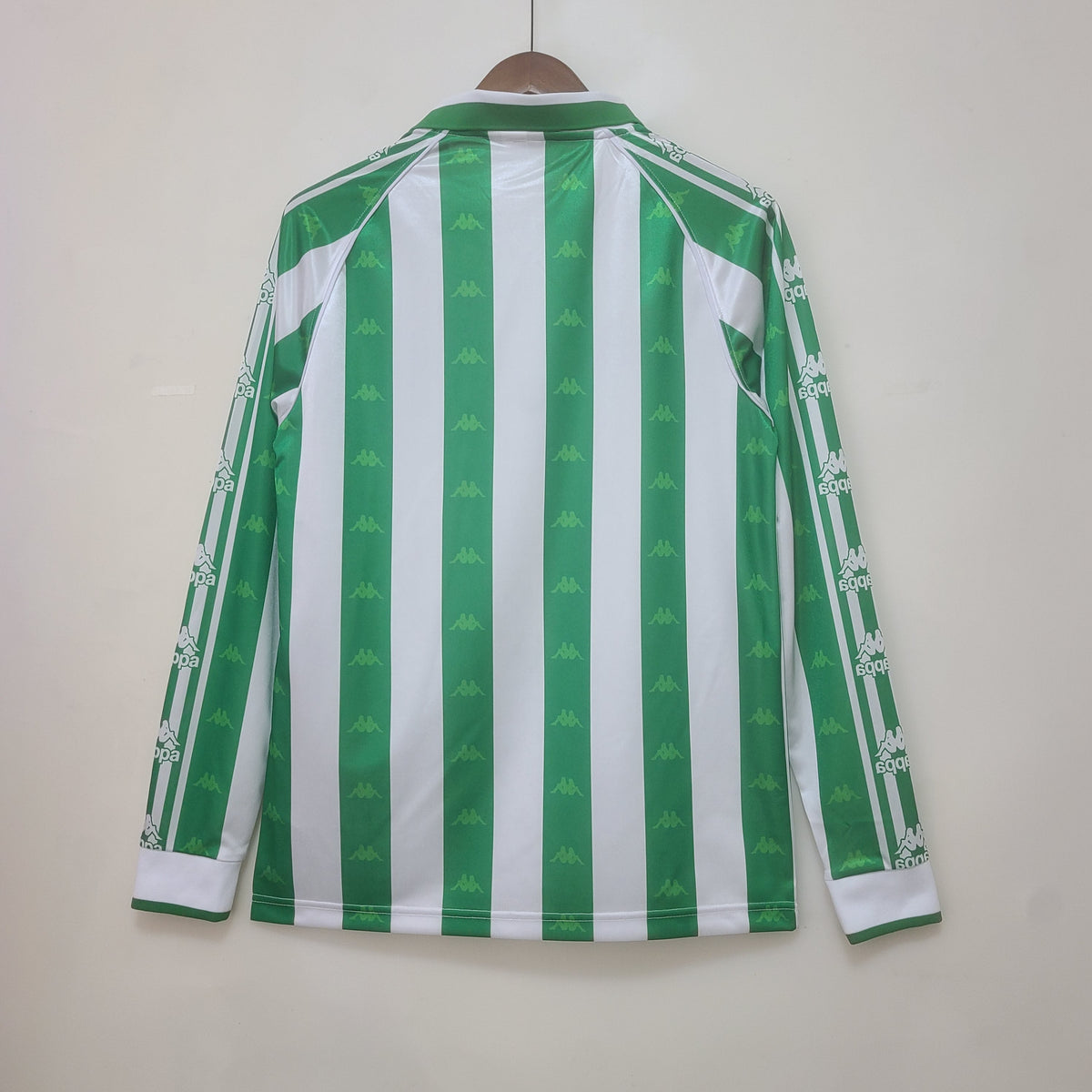 Camiseta Real Betis I 95/97 Hombre (Retro) Manga Larga - Versión Hincha