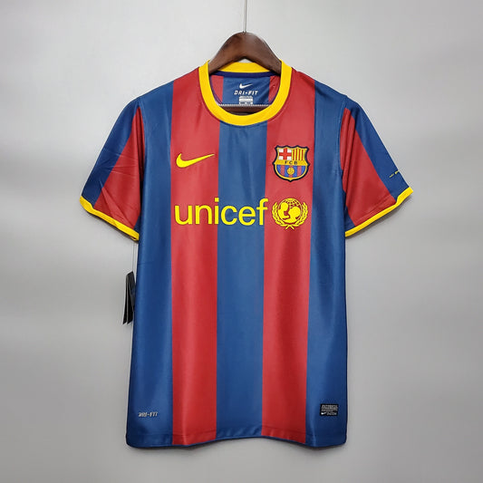 Camiseta Barcelona I 10/11 Hombre (Retro) - Versión Hincha