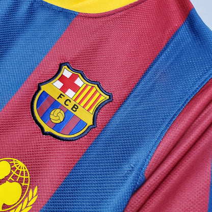 Camiseta Barcelona I 10/11 Hombre (Retro) - Versión Hincha