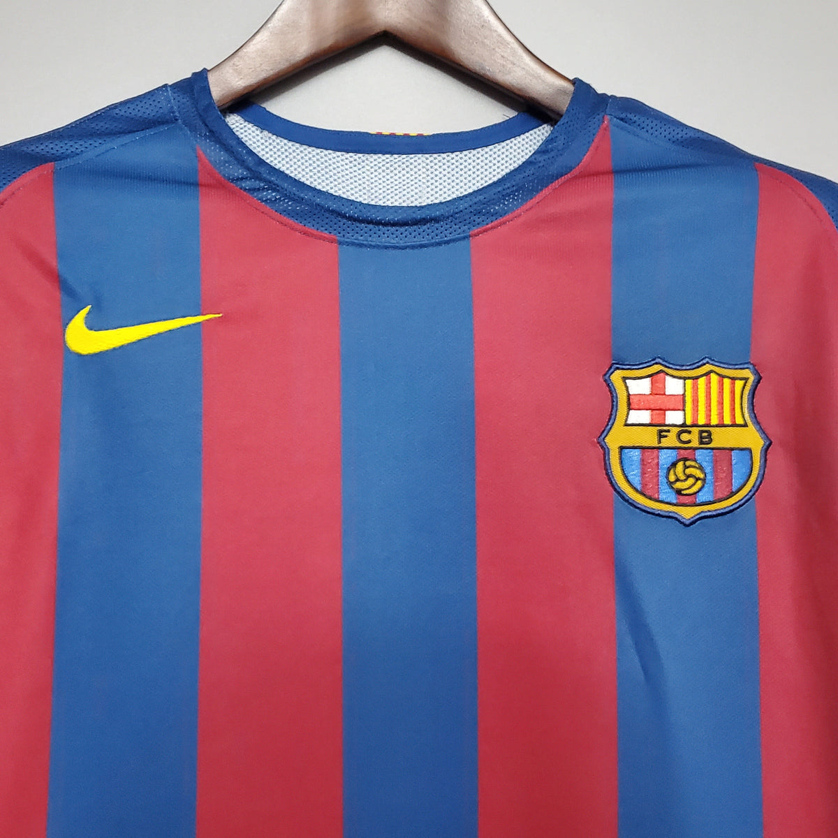 Camiseta Barcelona Local 2006 Uefa Hombre (Retro) - Versión Hincha